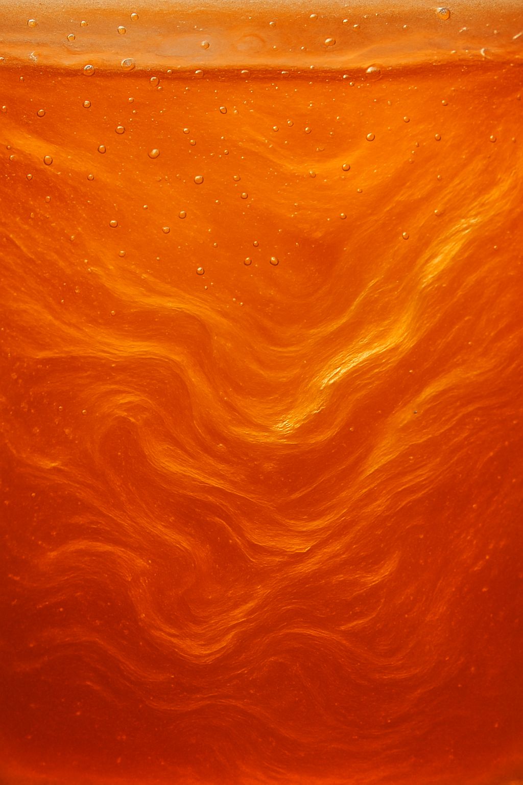 Orange swirls